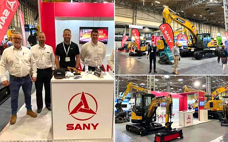 New SANY excavator debuts at RWM Exhibition